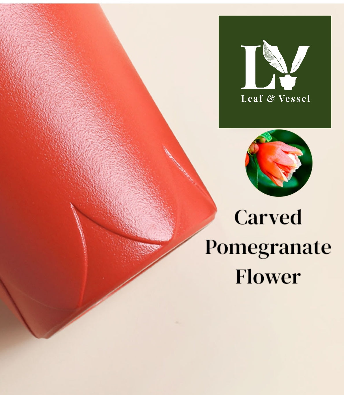 Blooming Pomegranate 2 Piece Drink set