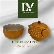 The Durian King” 4 Piece Tea Set