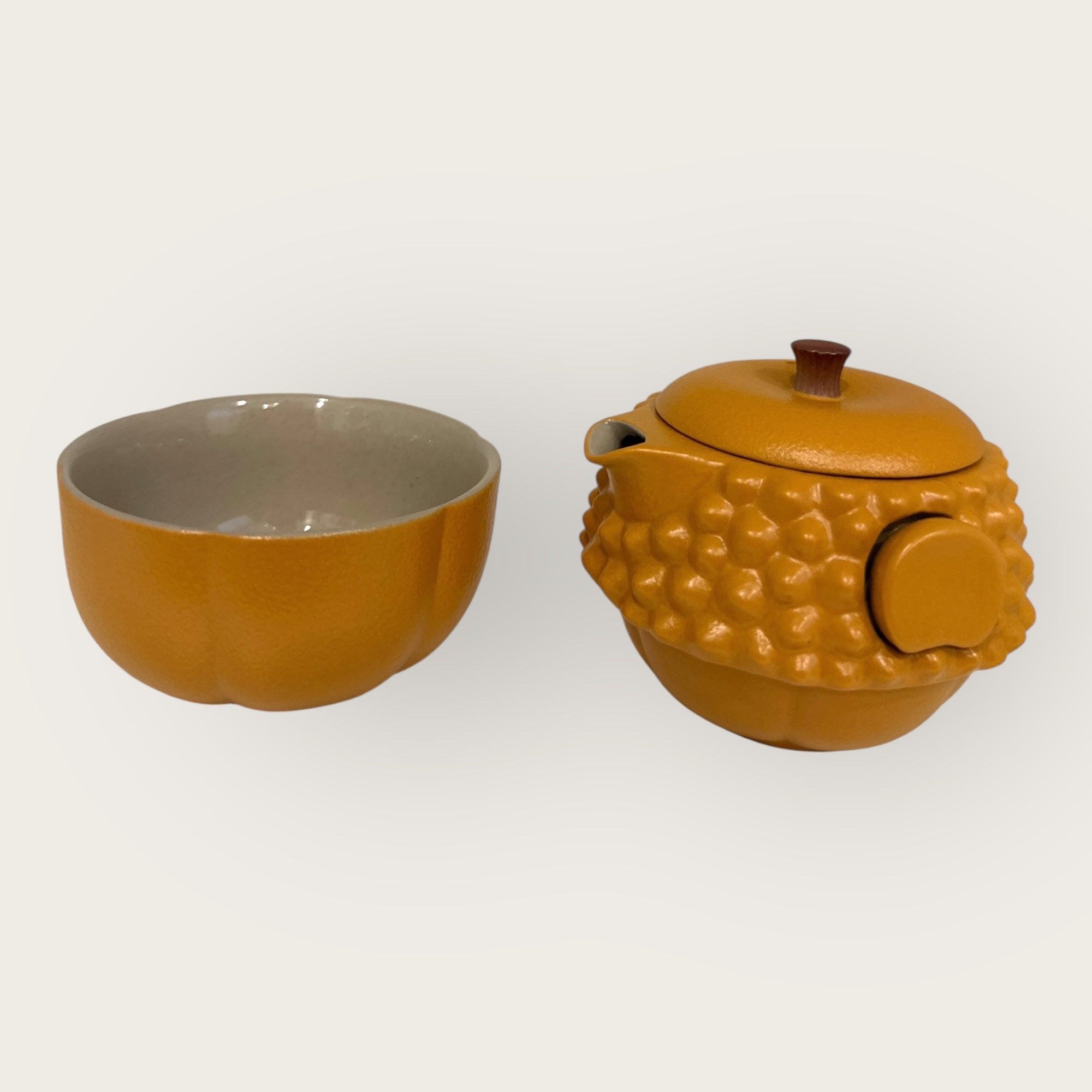 The Durian King” 4 Piece Tea Set