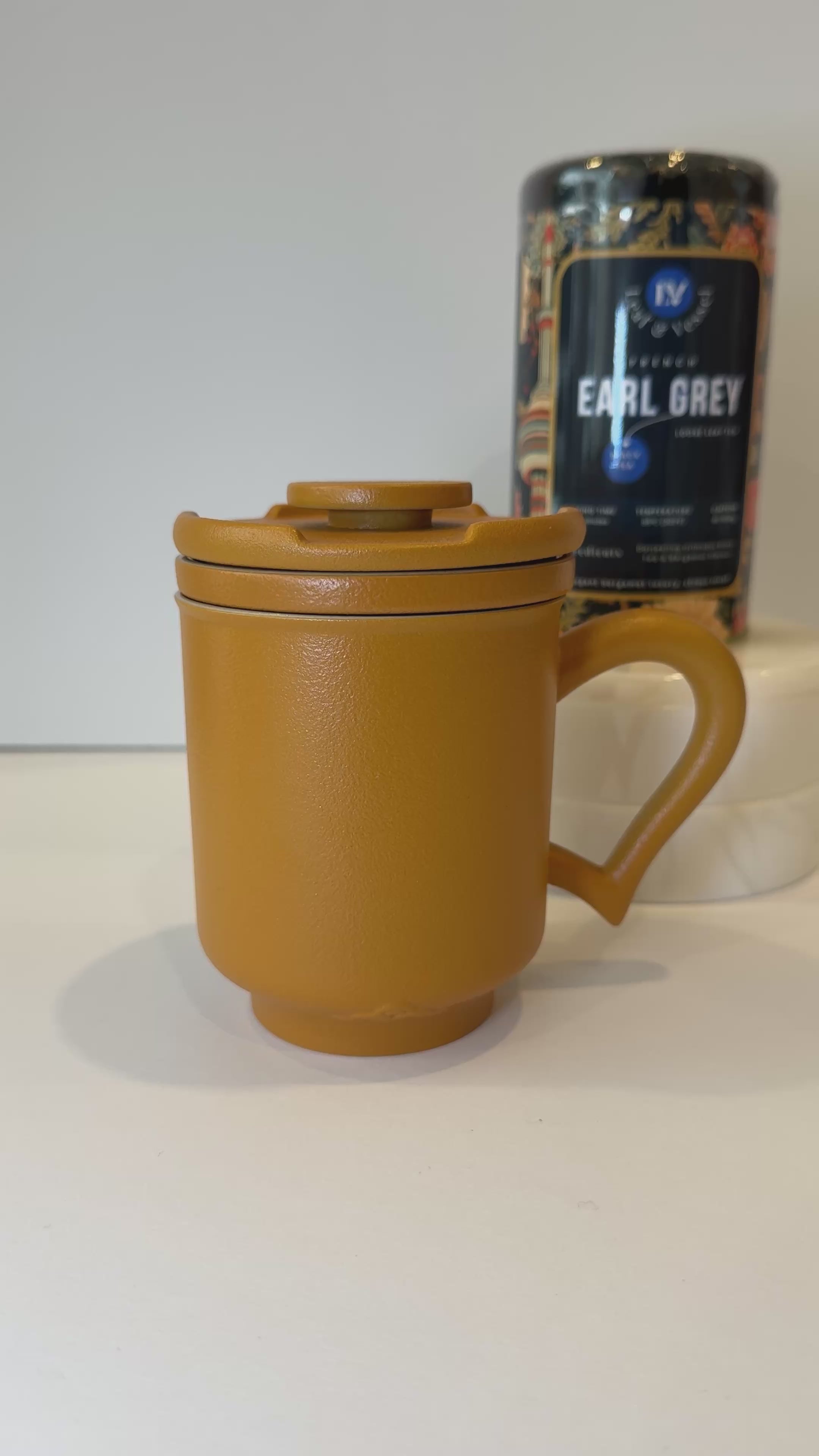 Load video: Heartstrings with French Earl Grey Tea- (4 piece cup set)