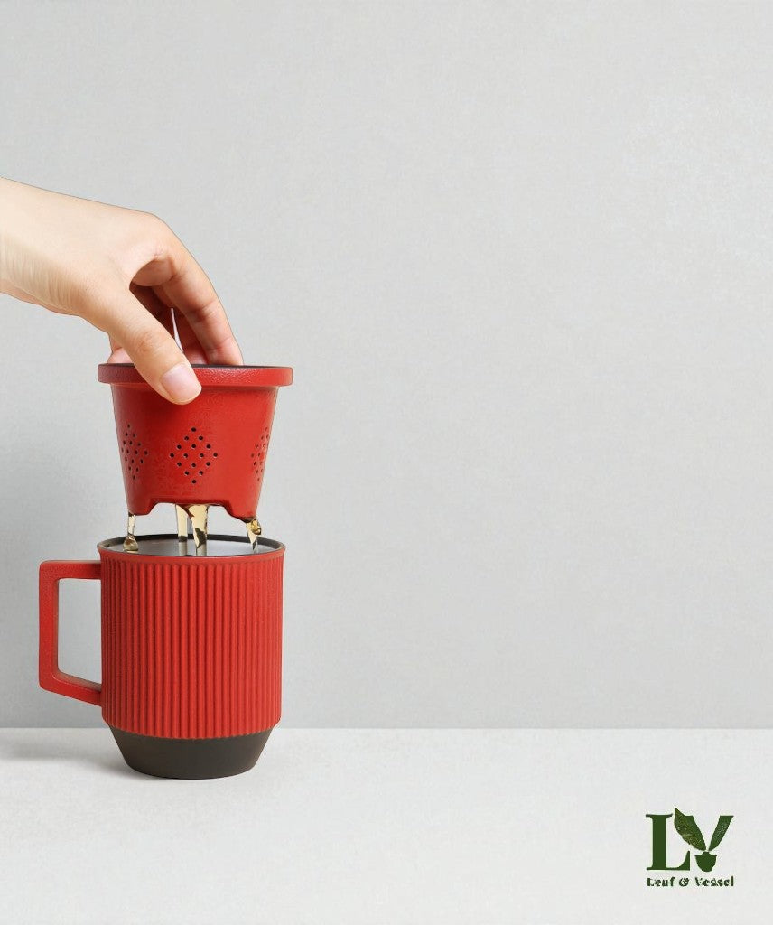 Steep in Couture 3-Piece Covered Cup