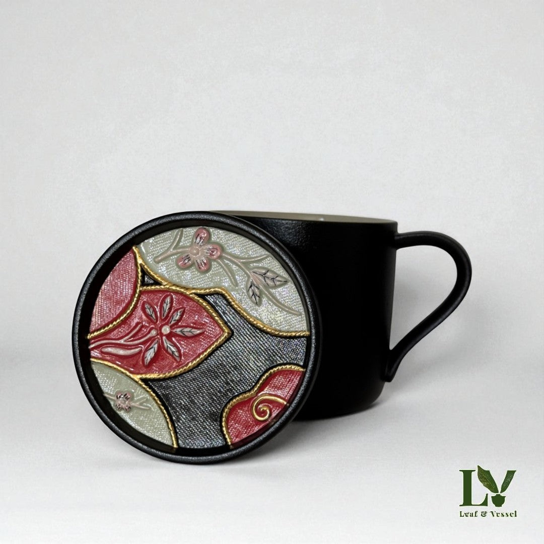 "Impulsive Embroidery" - 2 Piece Drinking Set