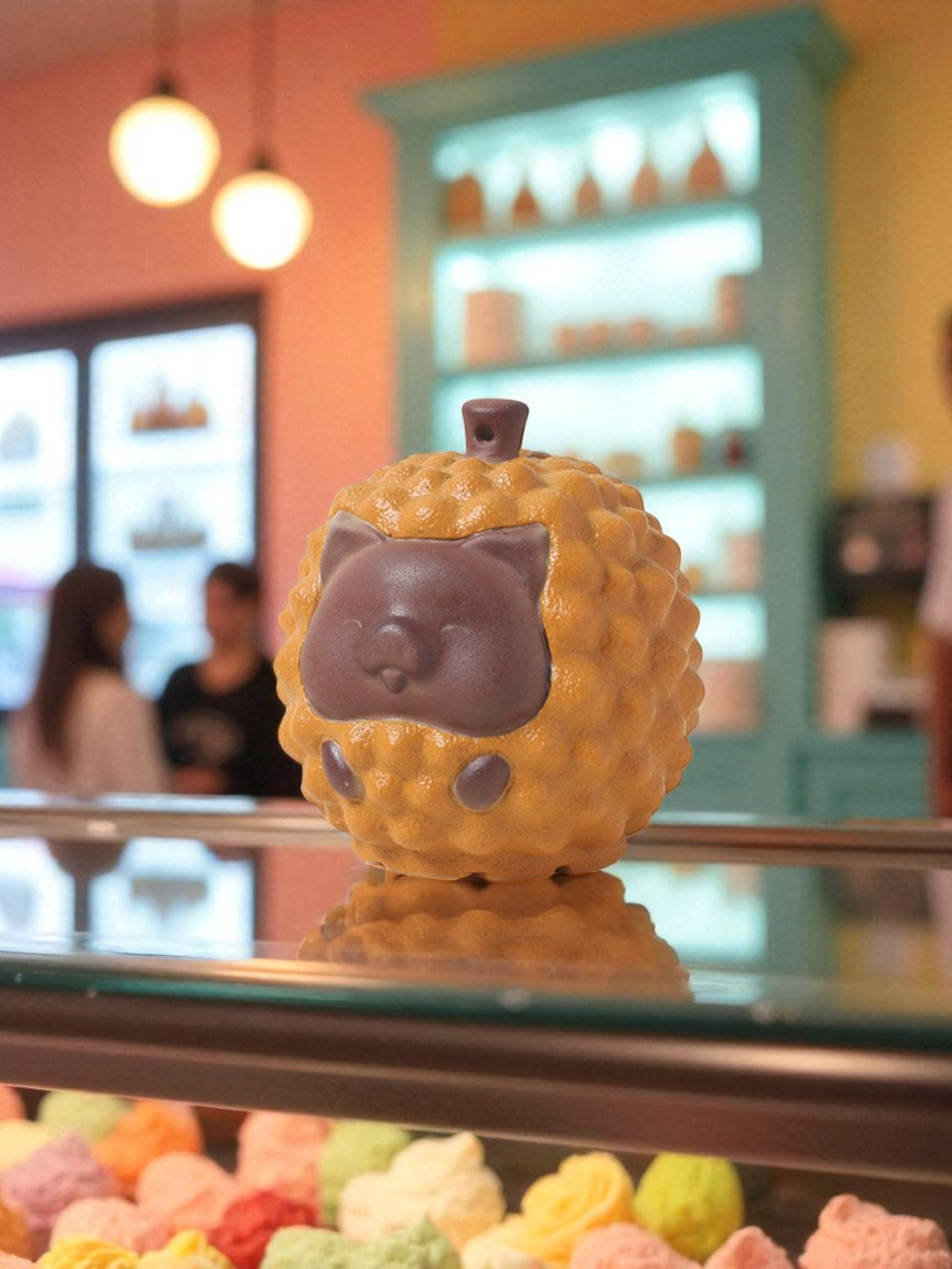 “Durian Ice Cream” Tea Pet